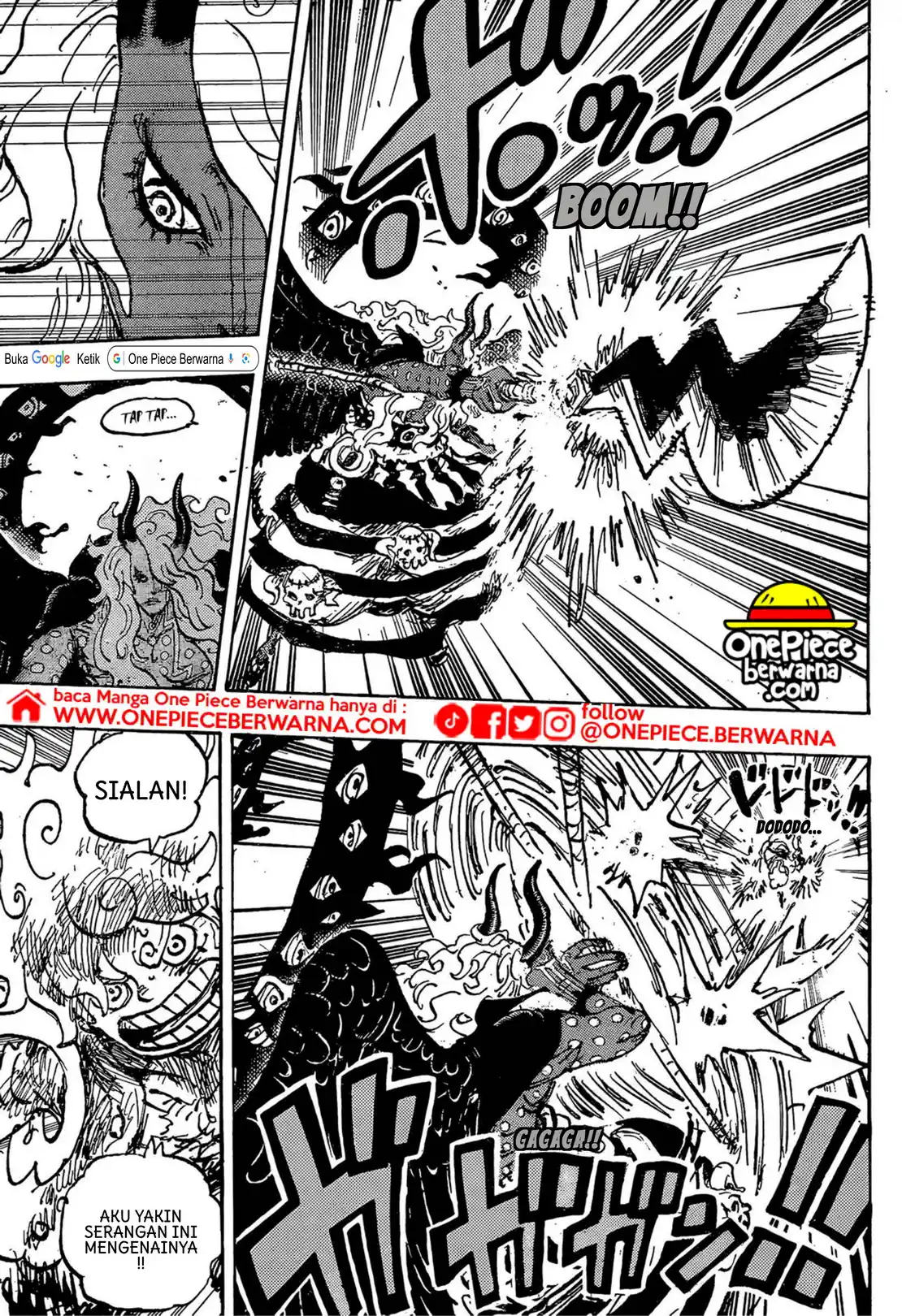 One Piece berwarna 1188 1189 1190 bahasa indonesia